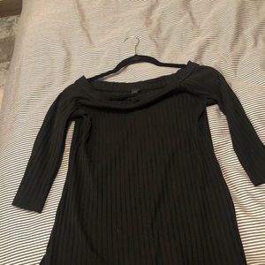 Off the shoulder Ann Taylor small black top
